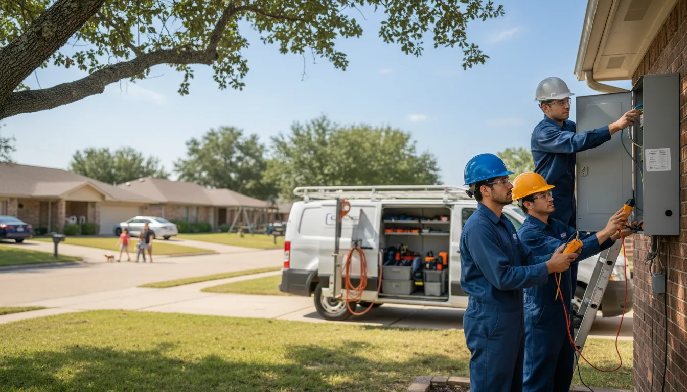 Certified electrician providing emergency electrical services in Tabor, IA